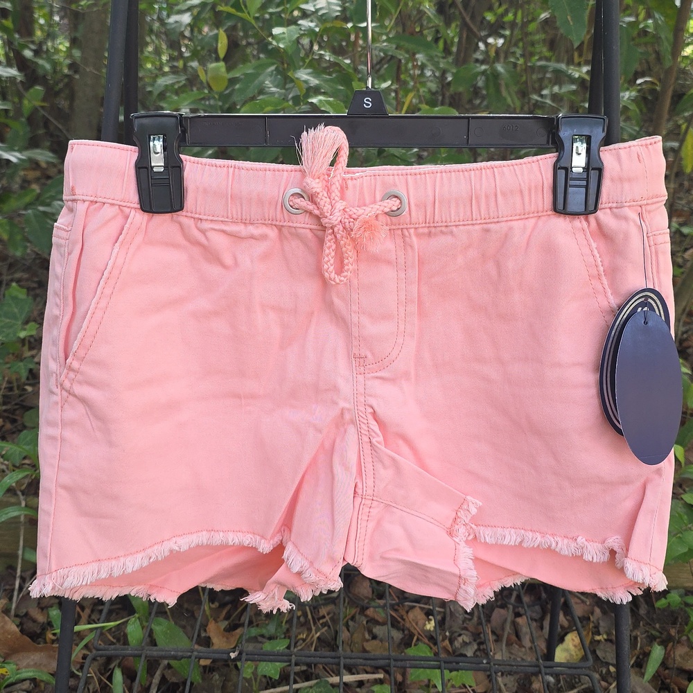 Scoop Pink Pull On 98% Cotton 2% Spandex Shorts Size 2 Juniors Women w/ Pockets